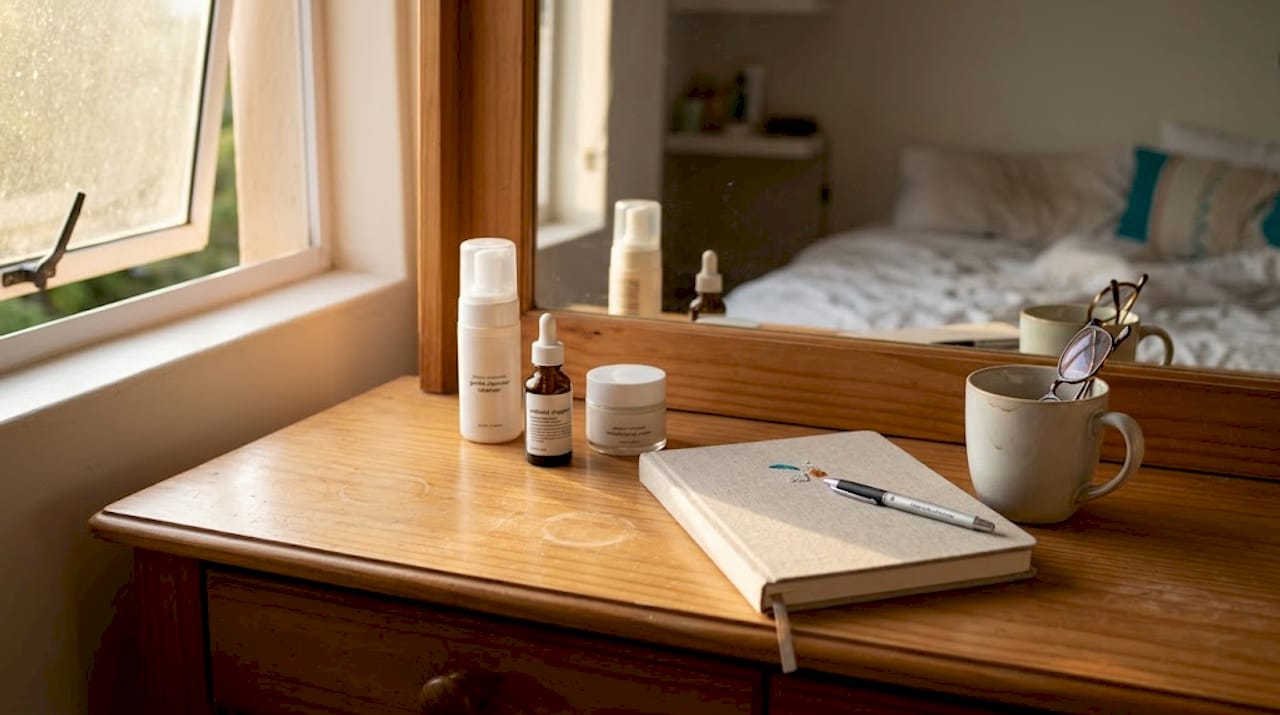 Simple skincare products for skin cycling