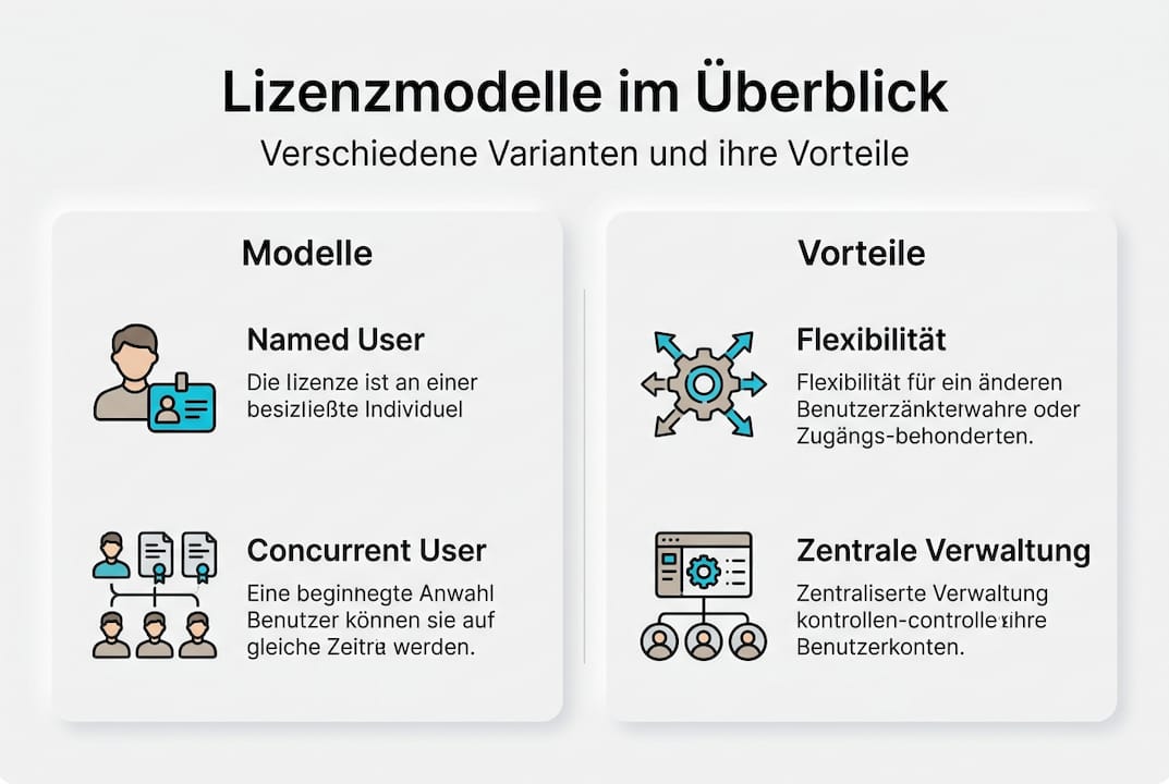Infografik: So profitieren Sie vom Multi-User-Lizenzmodell