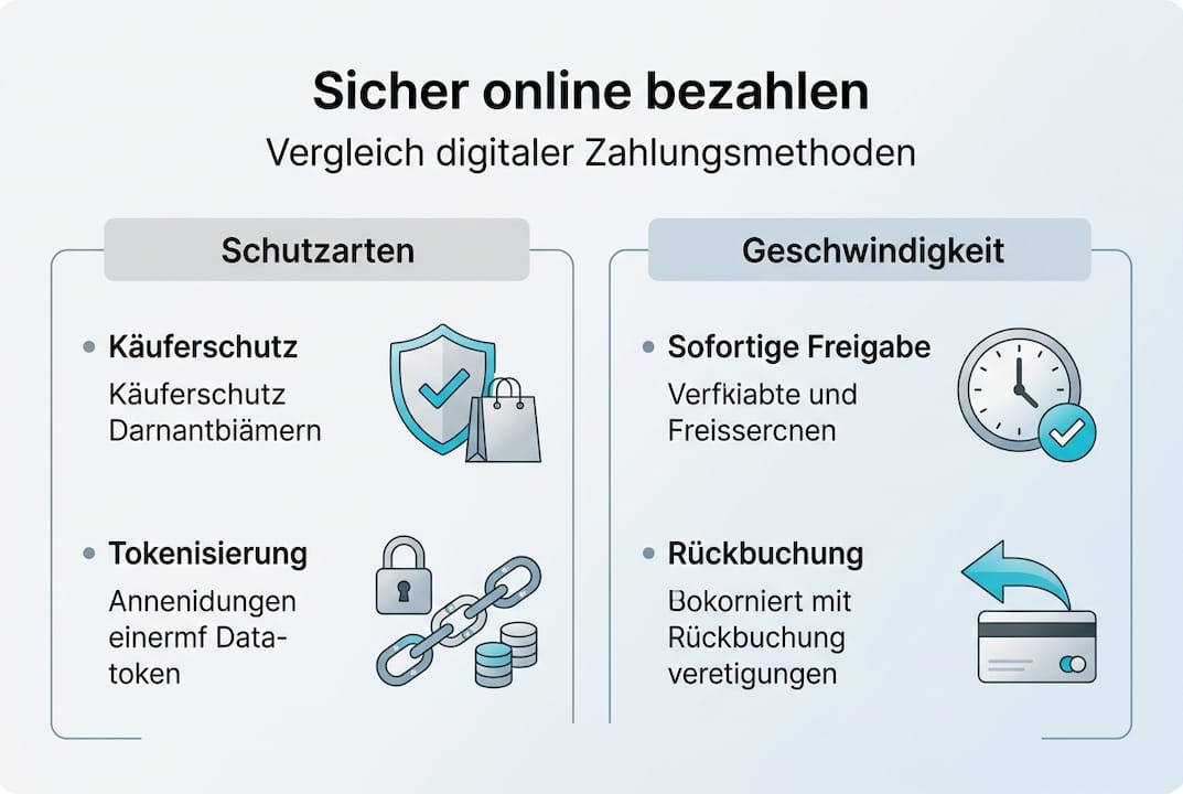 Übersicht: Die sichersten Zahlungsmöglichkeiten im Internet