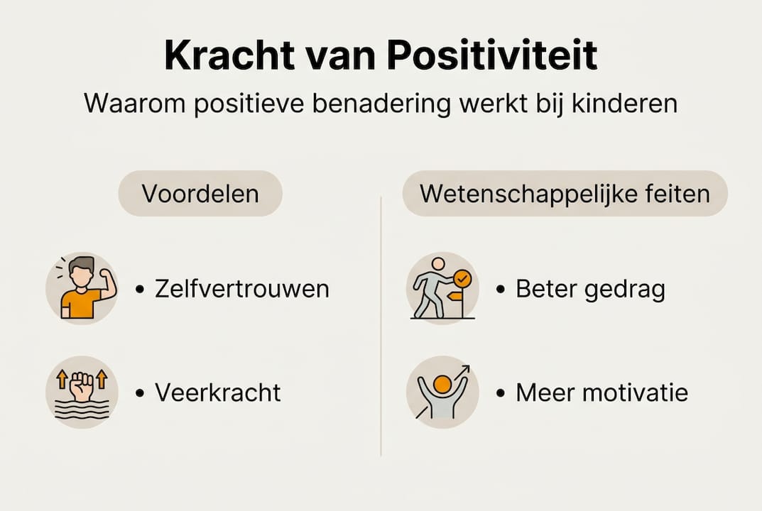 Infographic: De kracht van positief opvoeden – feiten en voordelen op een rij