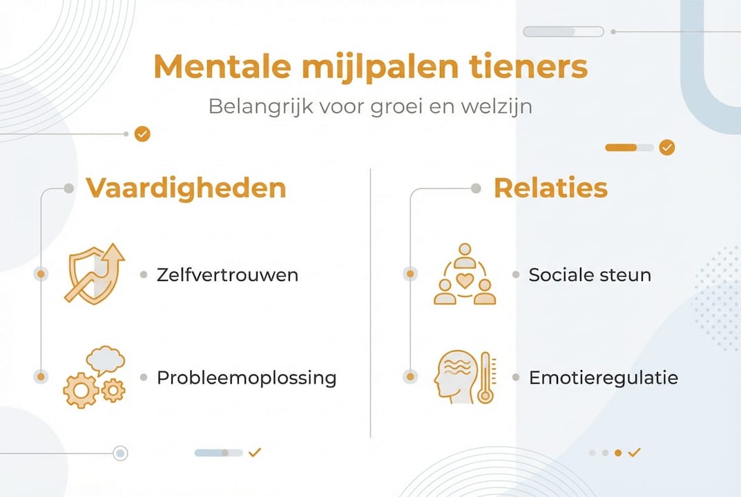 Overzicht: mentale ontwikkeling en relaties bij jongeren