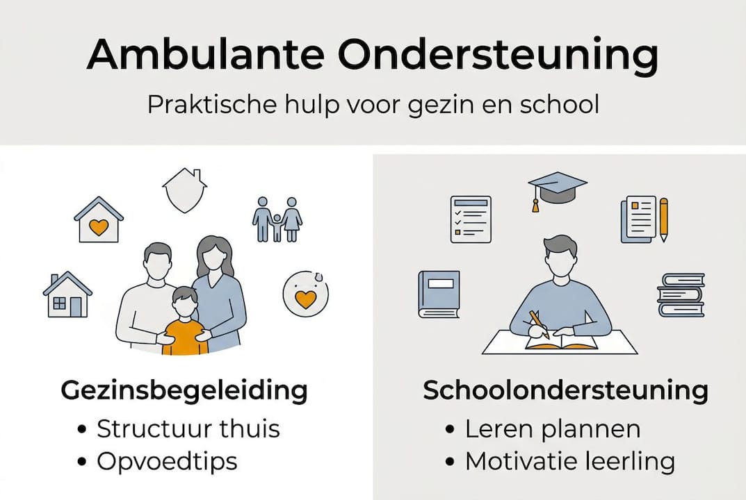 Infographic: ambulante begeleiding voor gezin en school