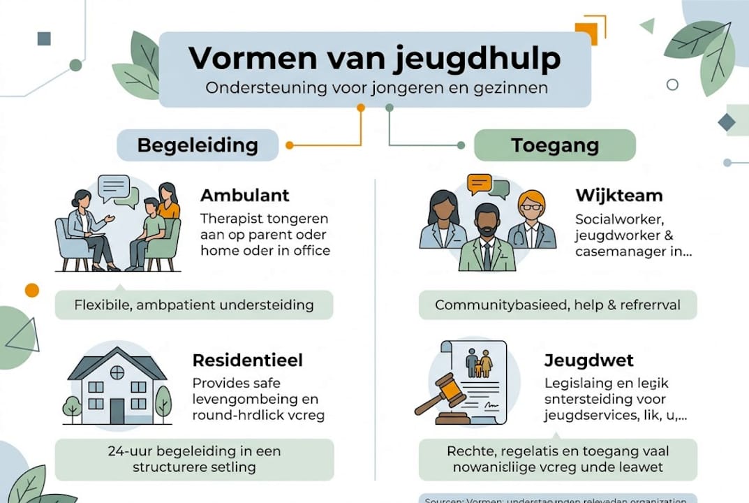Infographic: Overzicht van jeugdhulp en hoe je deze kunt aanvragen