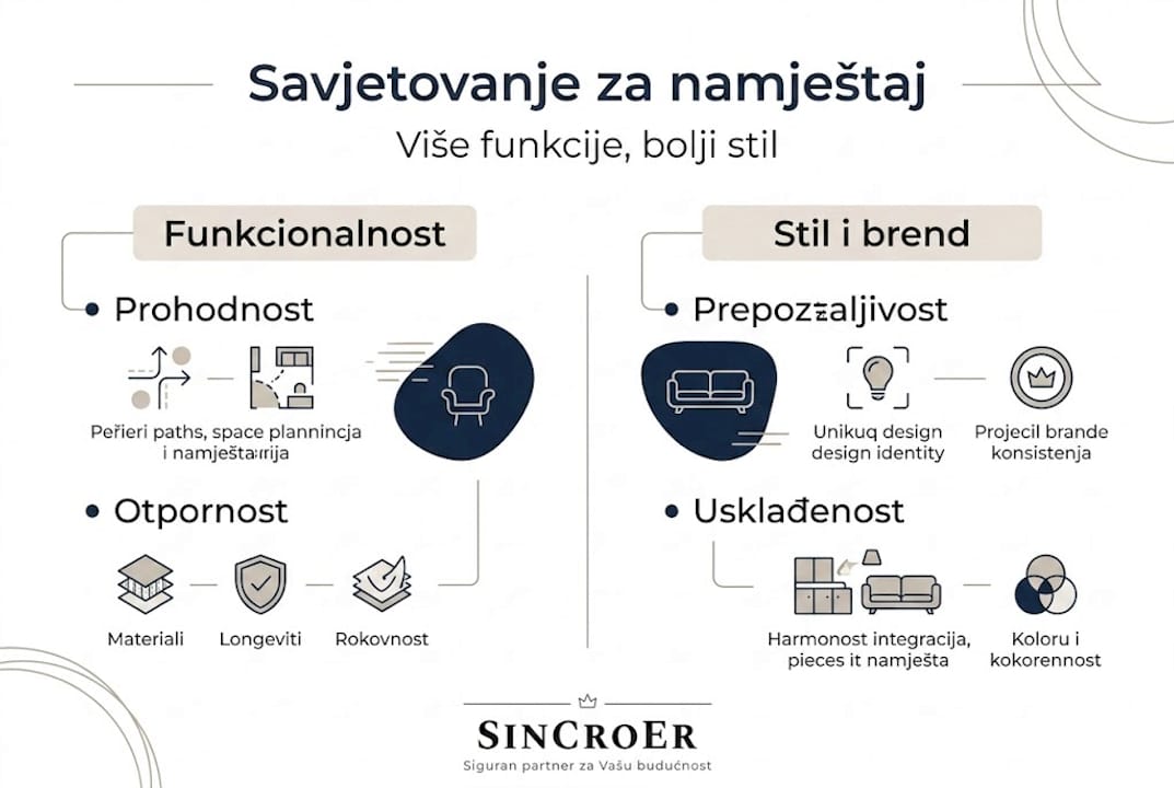 Vizualni prikaz kako stručni savjeti mogu unaprijediti funkcionalnost i estetiku
