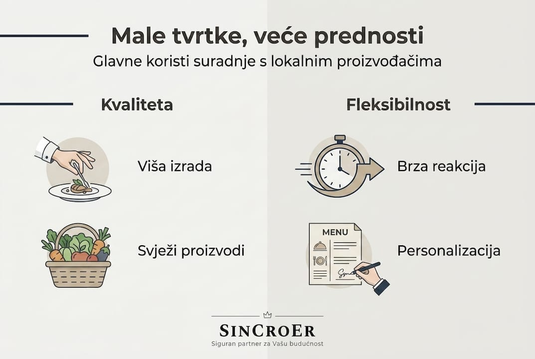 Infografika: Zašto ugostitelji vole surađivati s malim proizvođačima