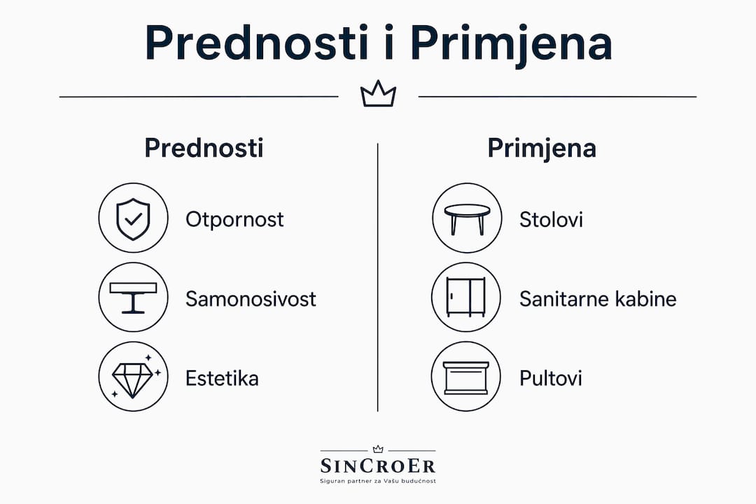 Na ovoj infografici možete saznati koje su glavne prednosti i mogućnosti korištenja kompakt ploča.