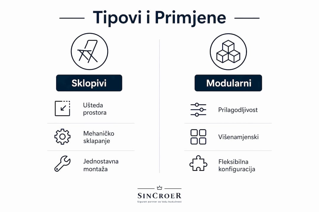 Pregled najpopularnijih vrsta namještaja koji se lako sastavlja