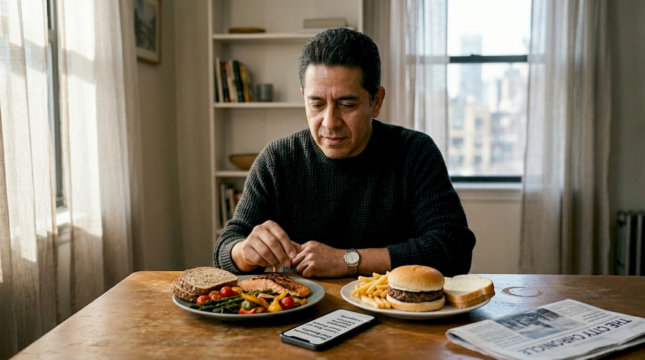 Comparing Mediterranean and typical meals at home