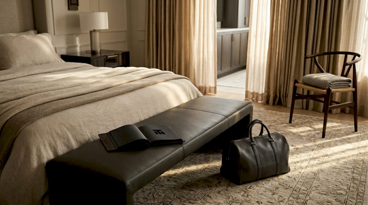 Woman writing in fitness journal at home