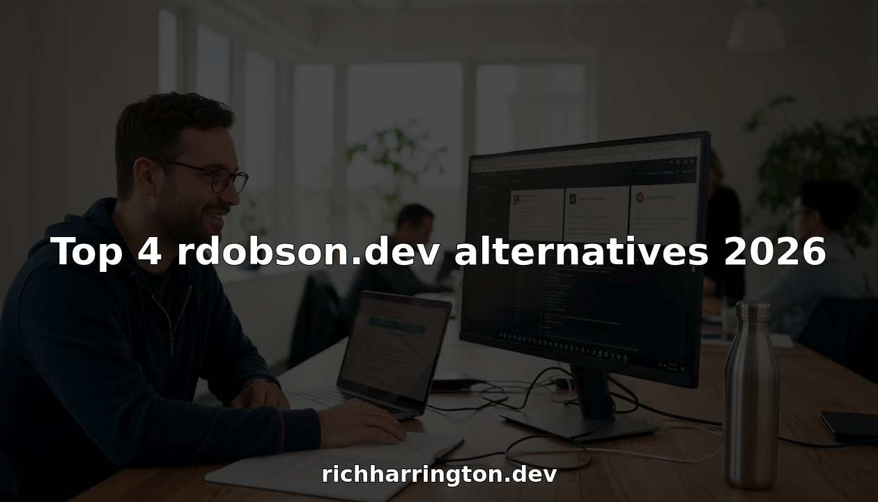 Featured image: Top 4 rdobson.dev alternatives 2026