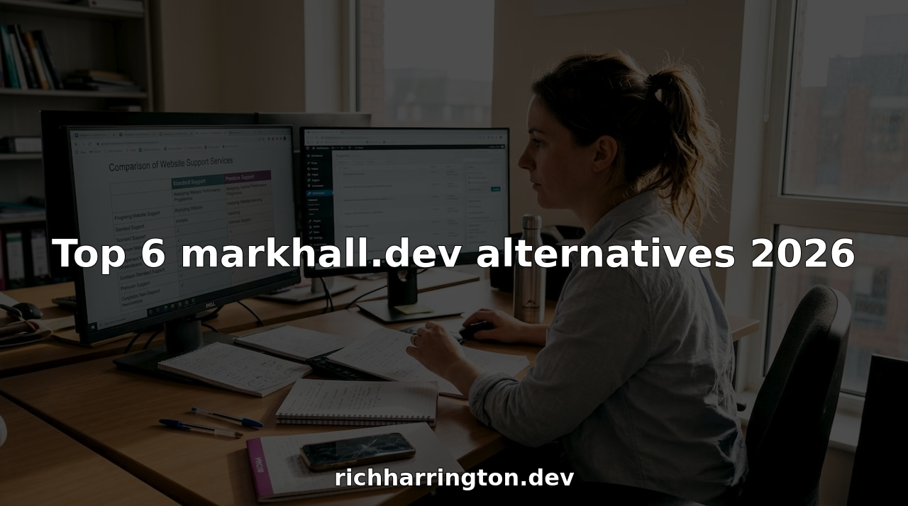 Featured image: Top 6 markhall.dev alternatives 2026