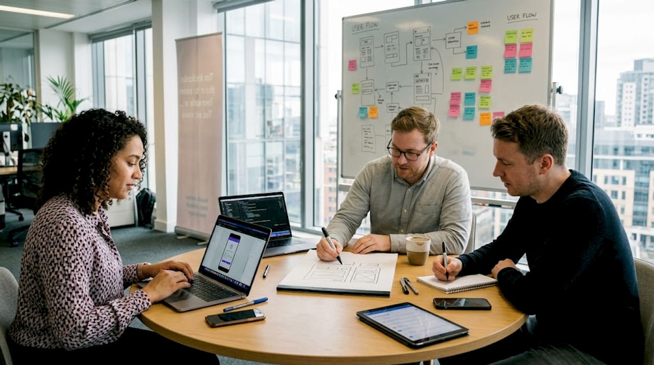 Featured image: Custom web app design guide: grow your business in 2026