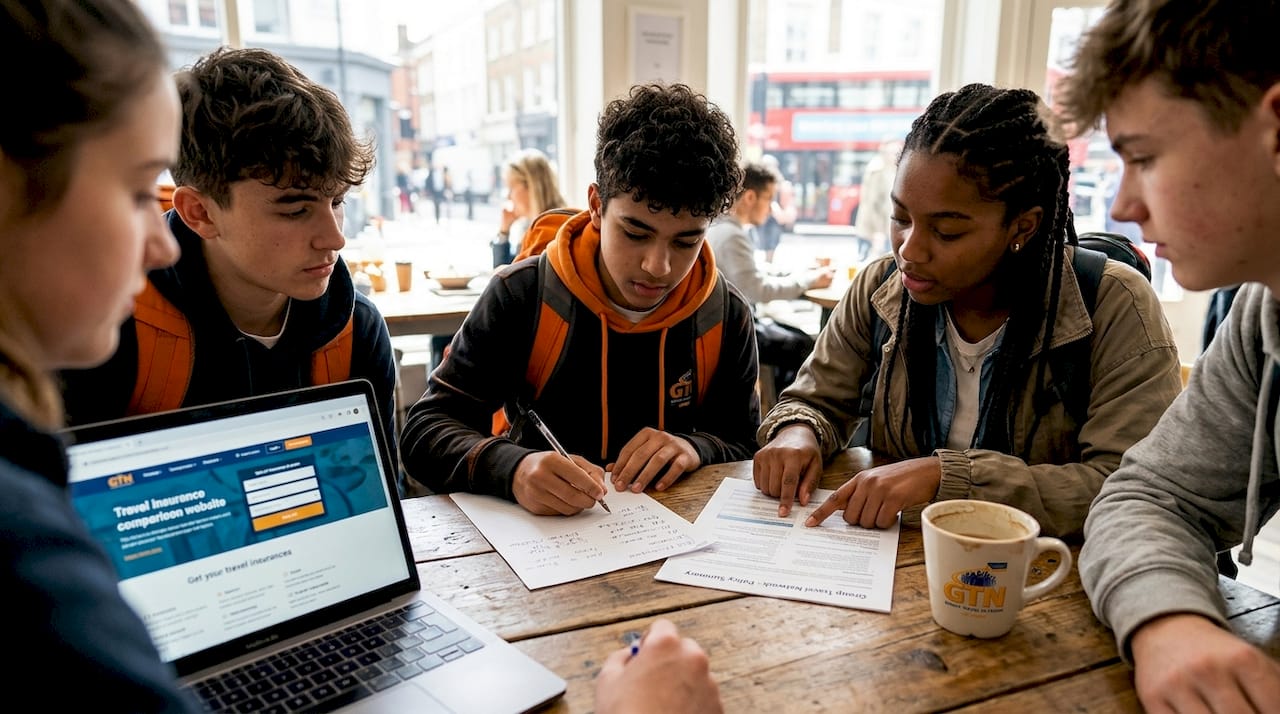 administrator comparing insurance group rates