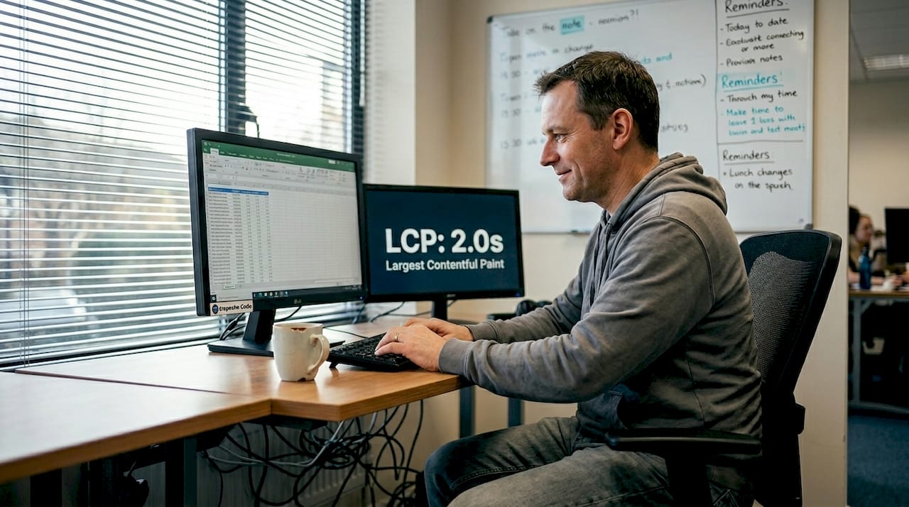 it professional analyzing web performance metrics