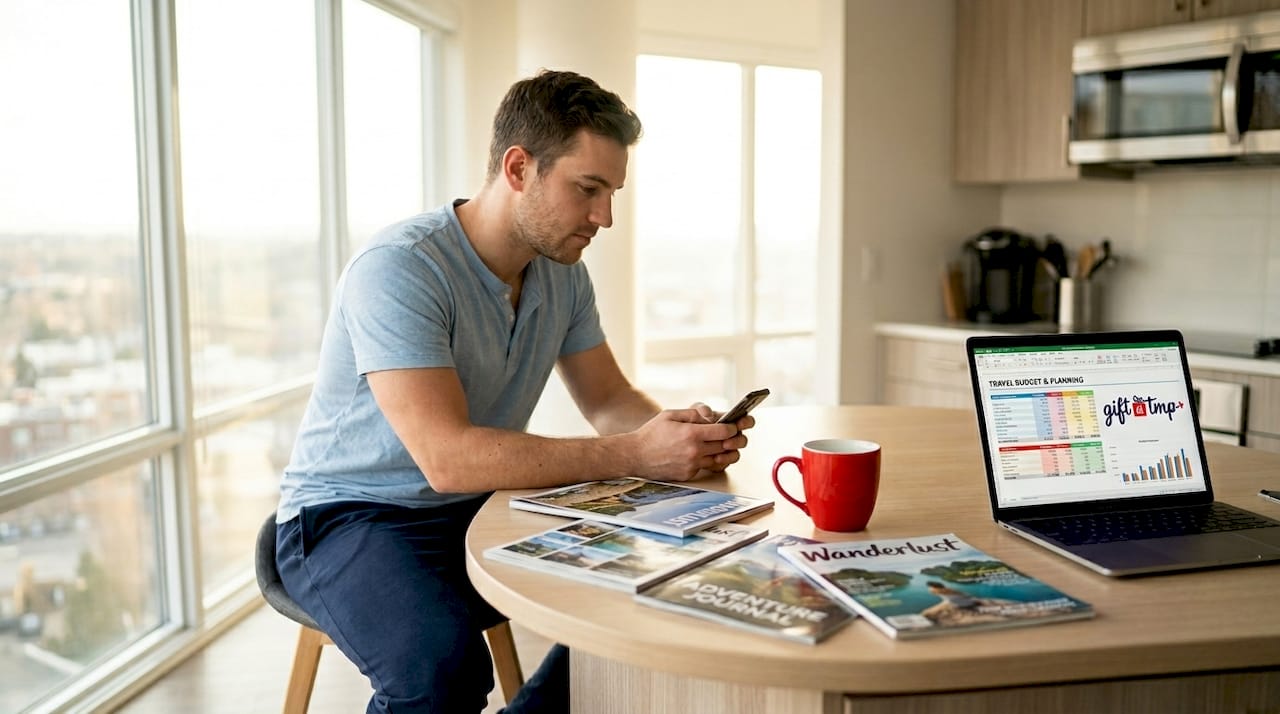 travel certificates vs cash bonuses: which drives real impact? 4 young man weighing cash bonus at kitchen table