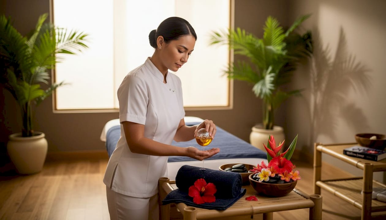 resort gifting: your guide to meaningful experiences 4 spa therapist preparing resort gift experience