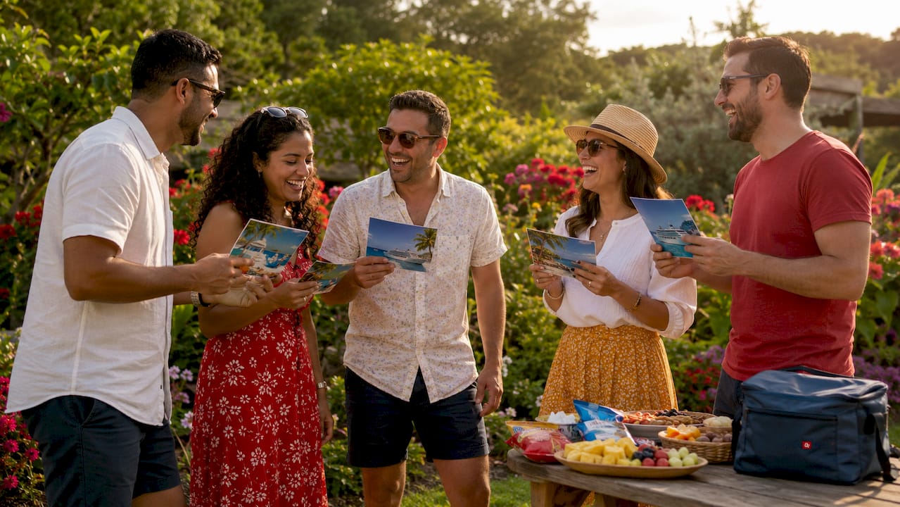 why offer travel packages as rewards: 2026 hr guide 3 employees smiling holding travel reward certificates