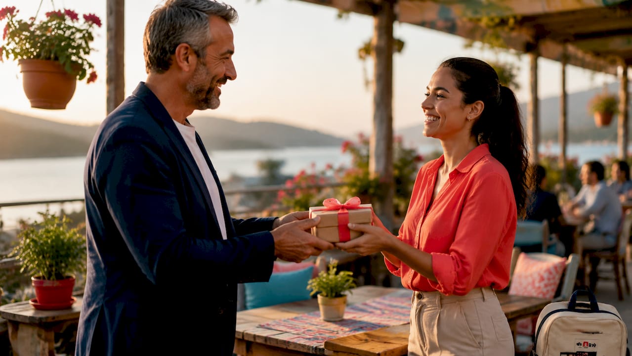 what is employee recognition gifting? hr guide 2026 3 manager presenting gift to employee in office lounge