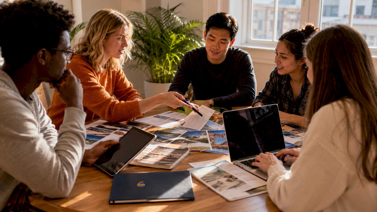 group travel logistics: why it matters for school trips 3 team coordinating school group travel logistics
