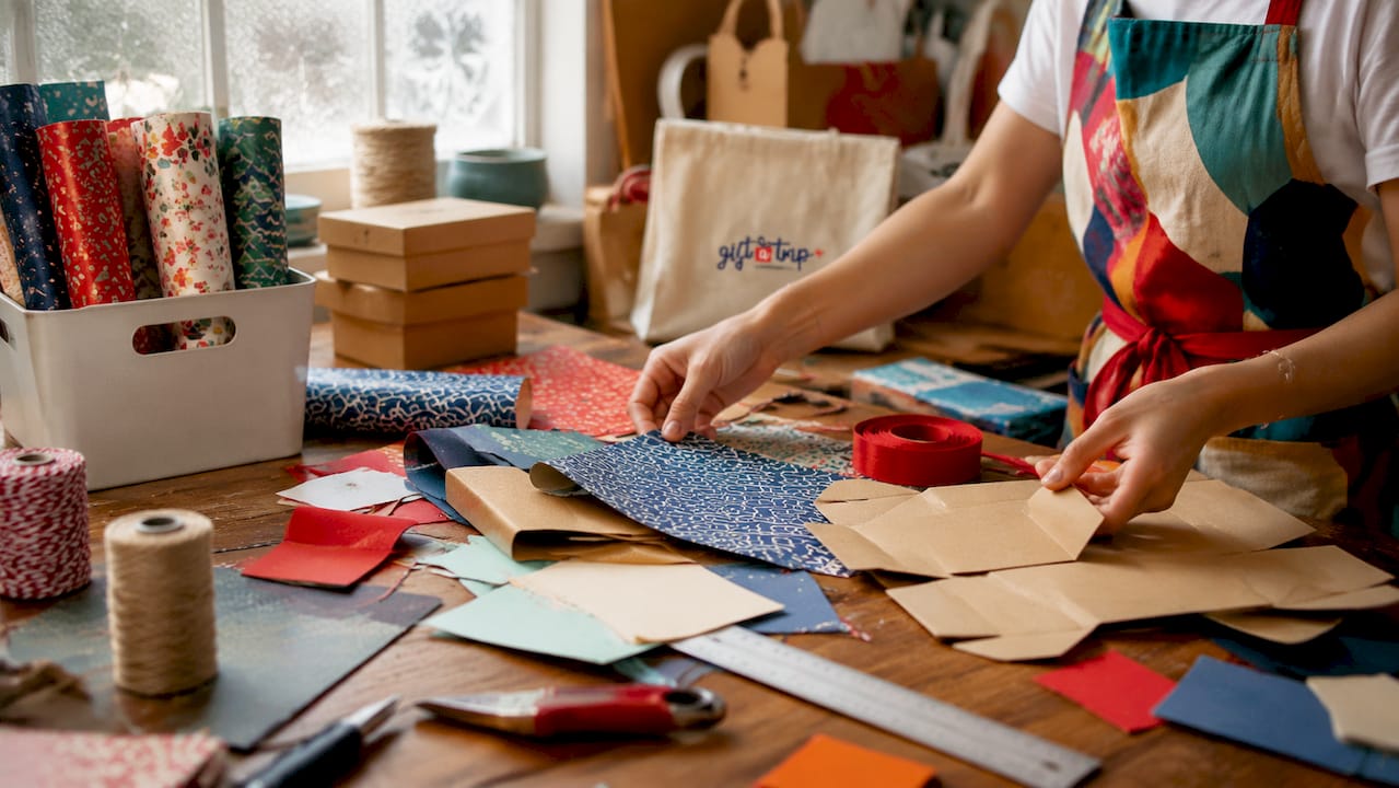 what are customizable gift boxes? a 2026 guide 3 craftsman selecting gift box materials in workshop