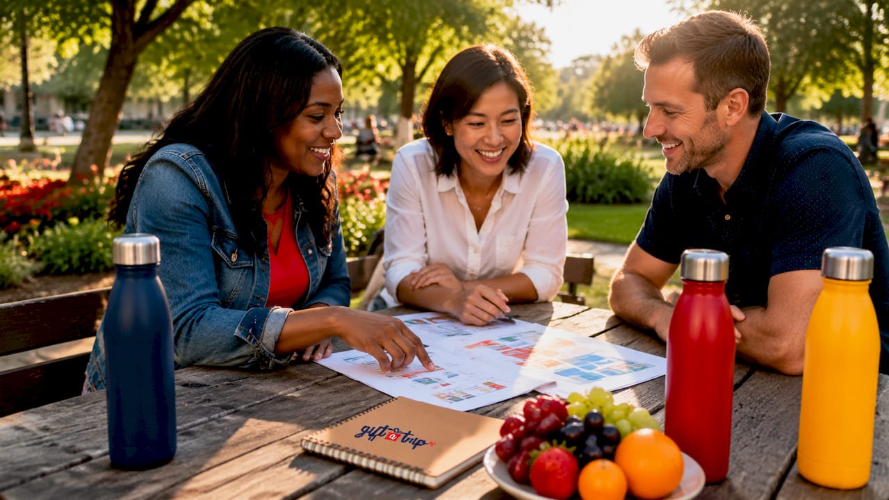 step by step employee reward gifting: 2026 hr guide 4 hr team discussing employee reward program indoors