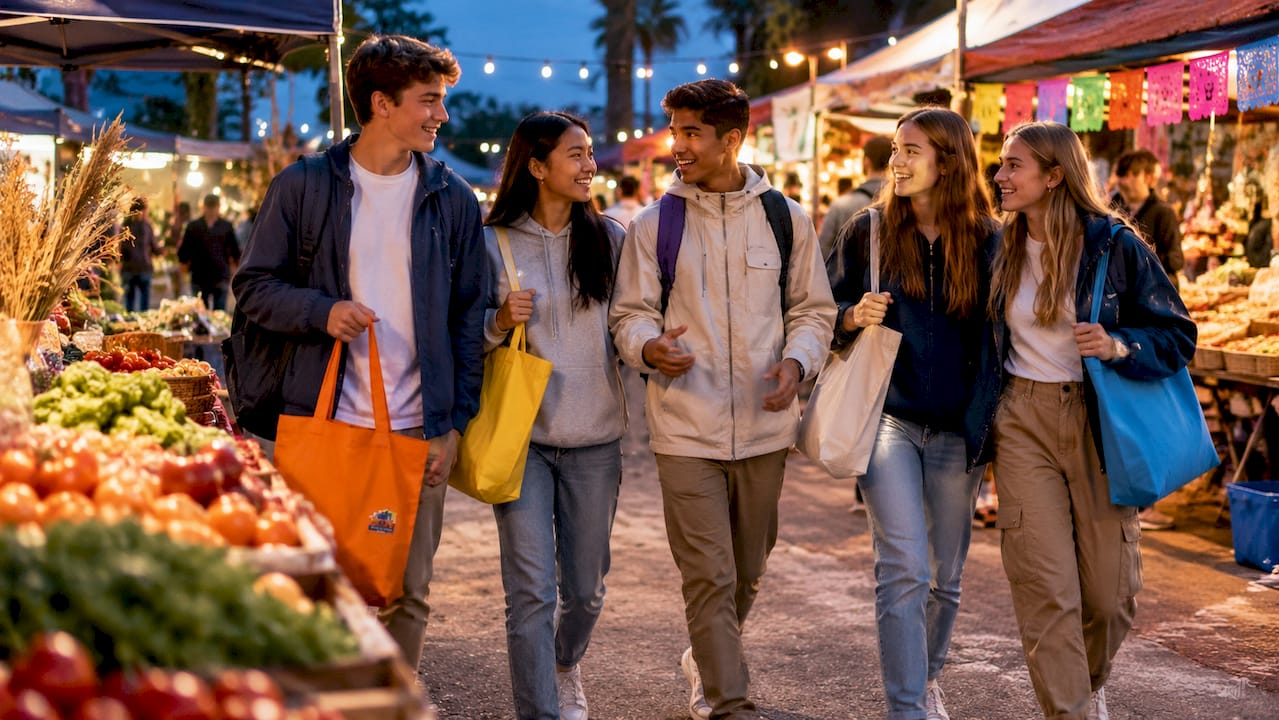 travel logistics for schools: a 2026 planning guide 3 high school students sightseeing on city street