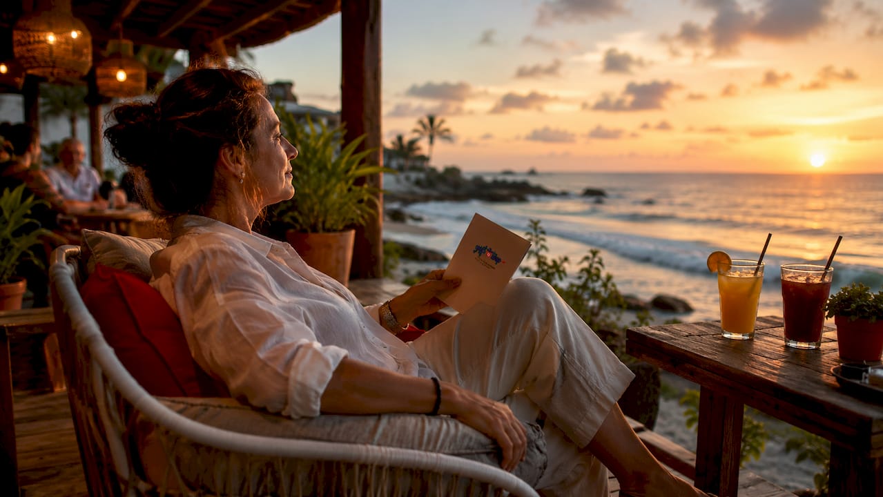 why offer experiences over products: 2026 guide 4 woman relaxing on cruise ship deck at sunset