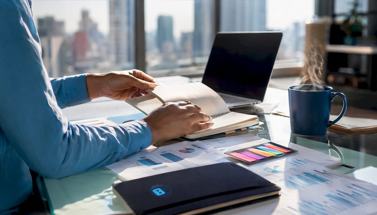 Website Content Planning Ideas for Business Owners in 2026 1 Hands organizing content formats on desk