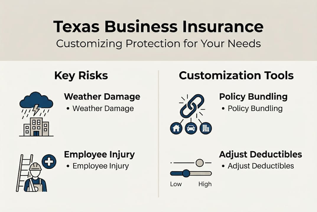 Infographic: Texas insurance risks and customization tools