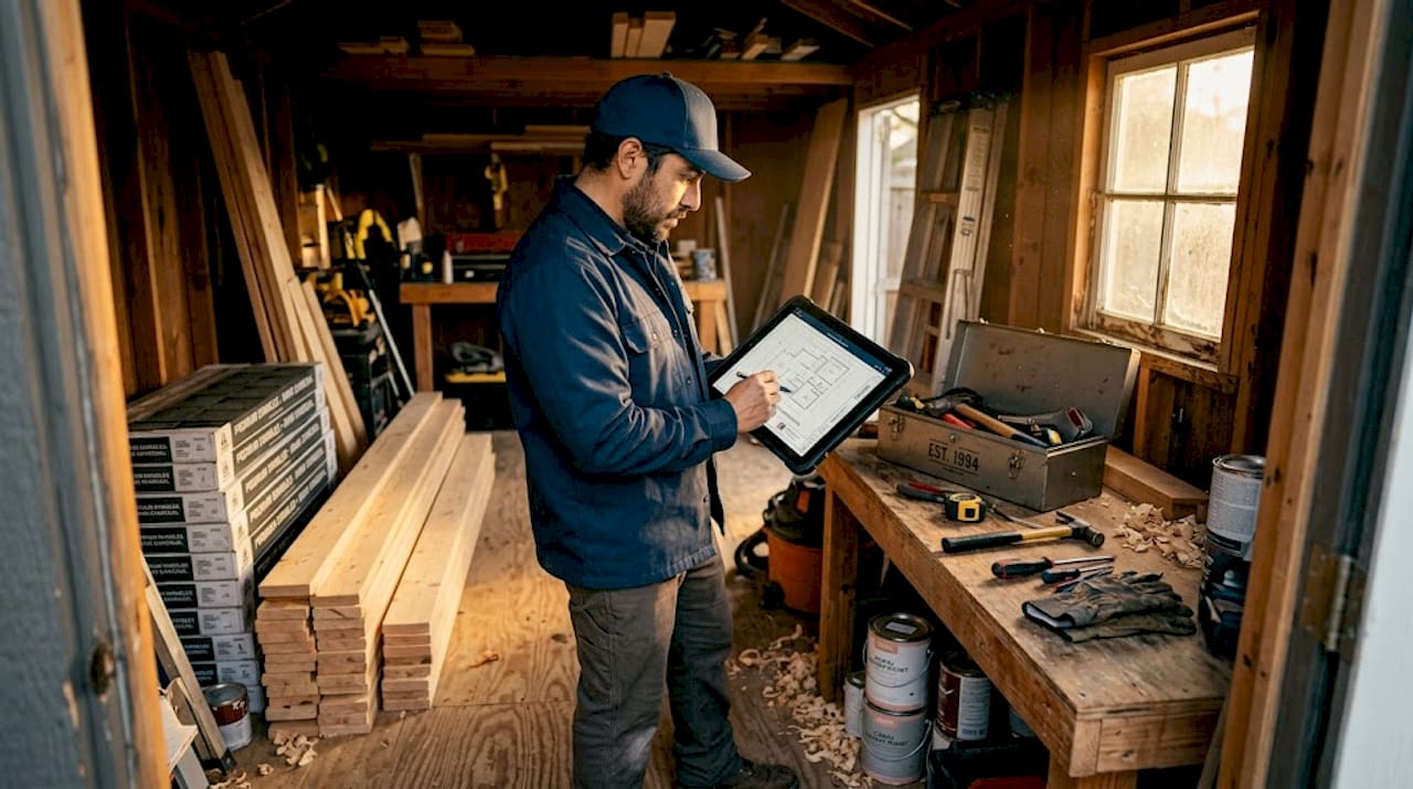 Contractor reviews material costs amid rebuild supplies