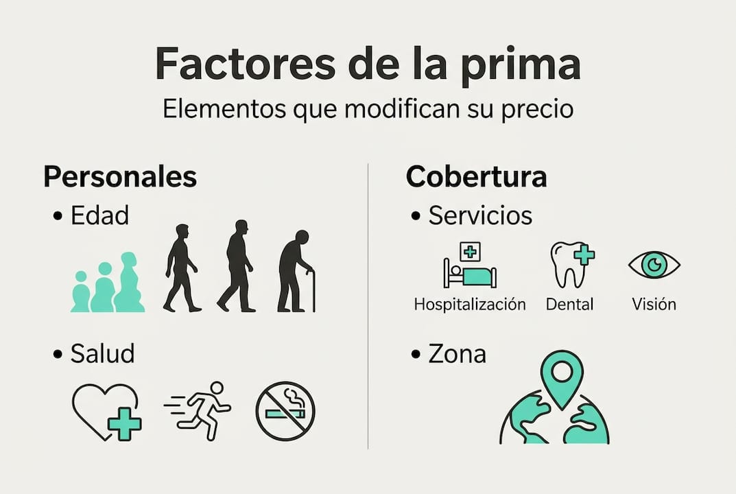 Infografía: ¿Qué factores influyen en el precio de tu seguro?