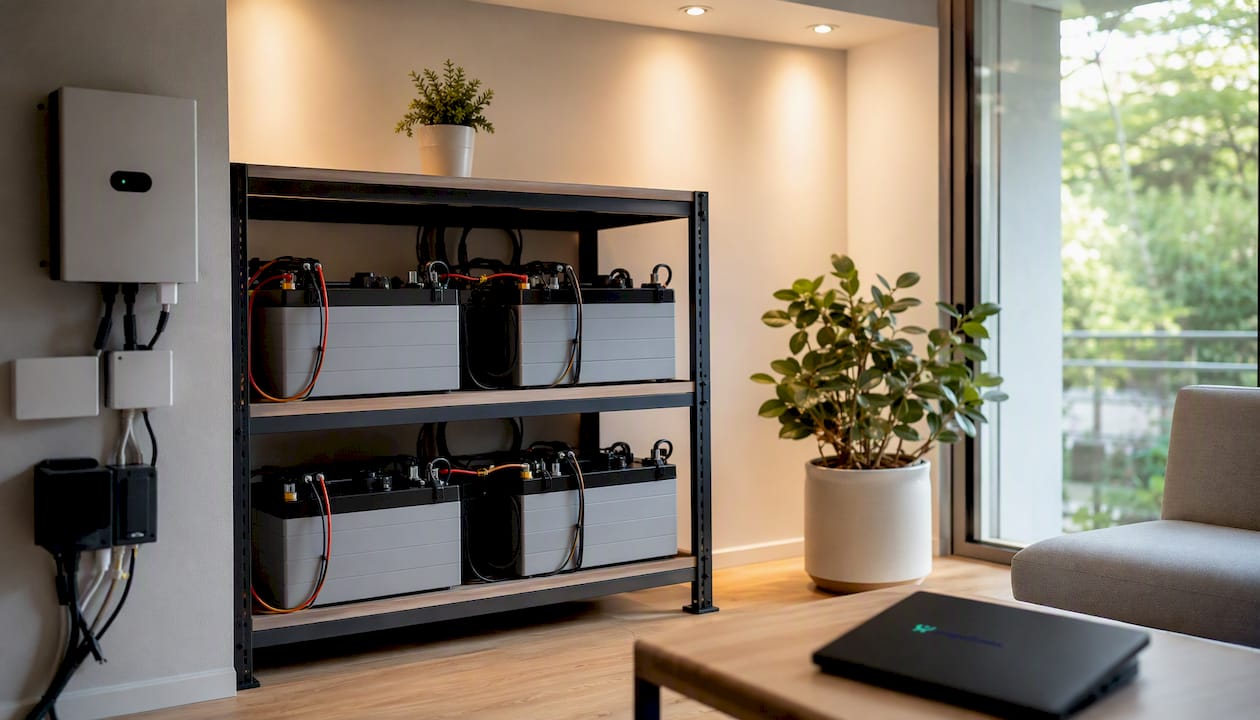 Sistema de almacenamiento de energía con baterías LFP para instalaciones solares en el hogar