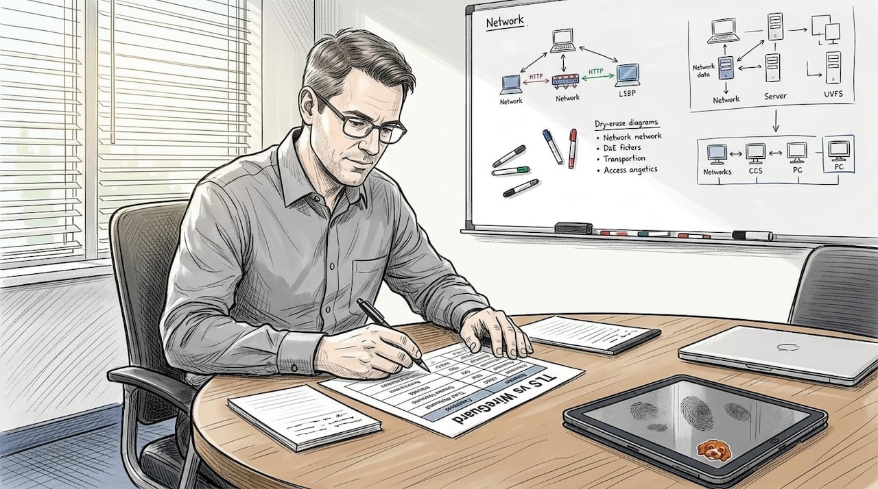 Manager comparing centralized and decentralized protocols