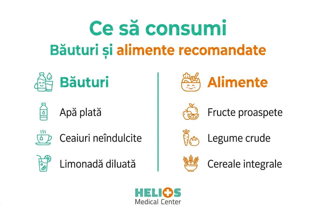 Infografic: ce să mănânci și ce să bei când ai pietriș la rinichi