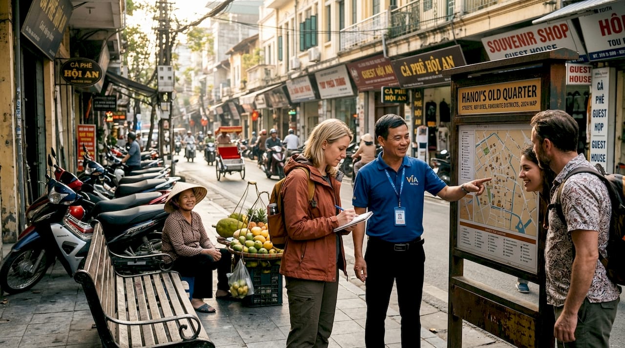 Vietnamese guide explains responsible tourism