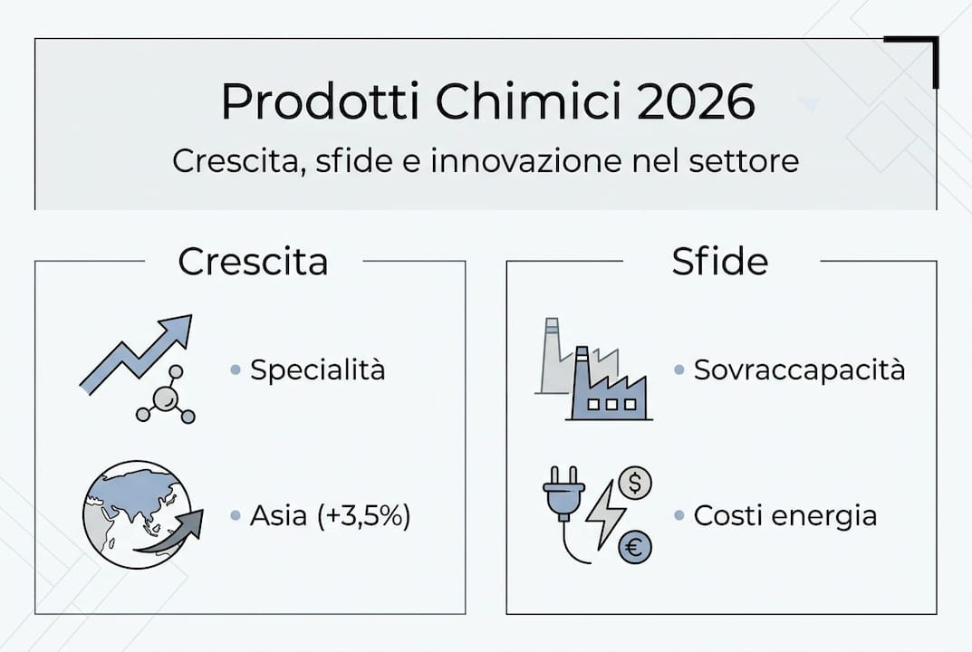 Panoramica delle principali tendenze del settore chimico previste per il 2026
