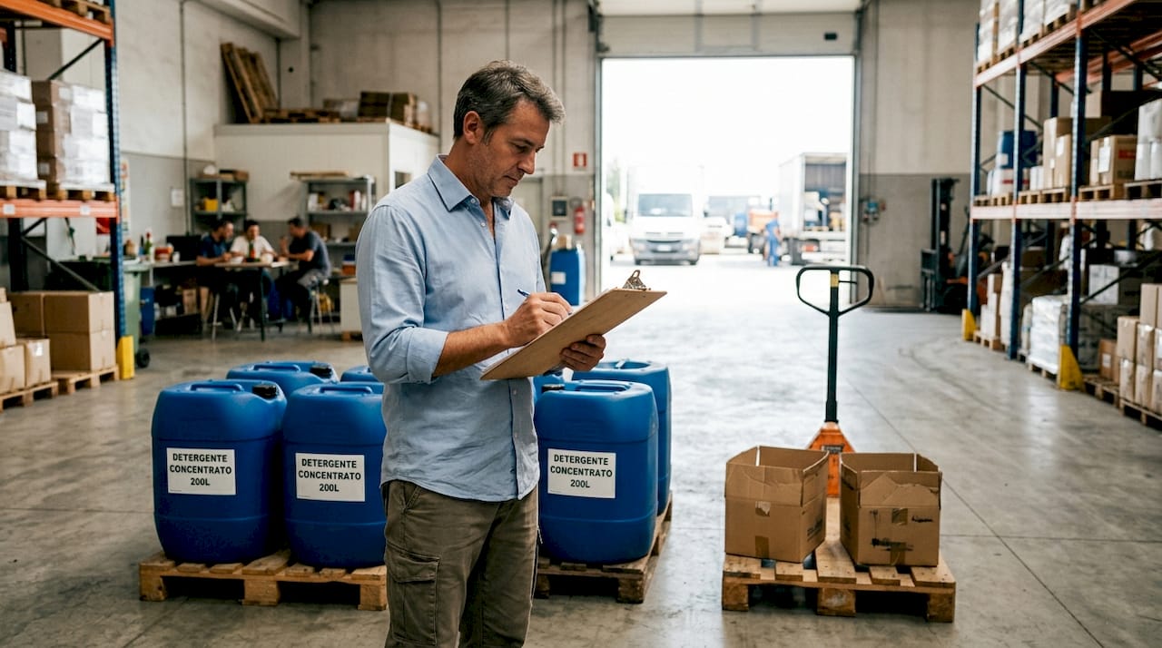 Il responsabile si occupa di verificare e gestire le modalità di stoccaggio dei detergenti in magazzino, assicurandosi che siano rispettate tutte le norme di sicurezza e conservazione.