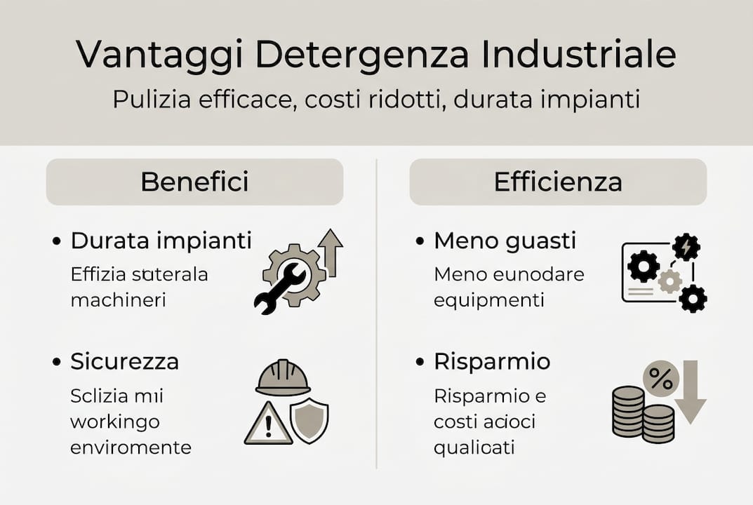 Infografica: tutti i vantaggi della pulizia industriale