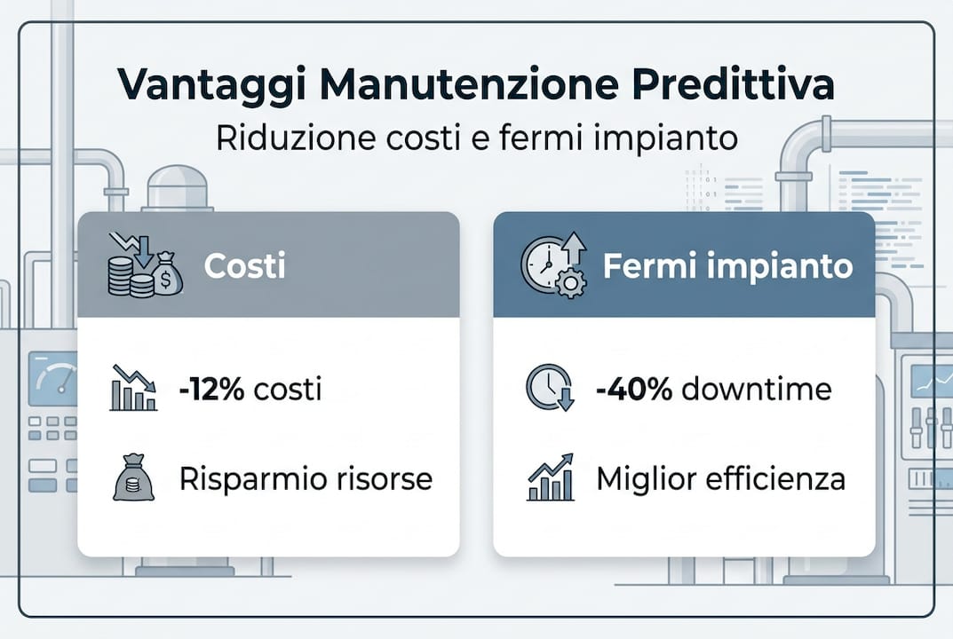 Infografica: perché scegliere la manutenzione predittiva negli impianti chimici