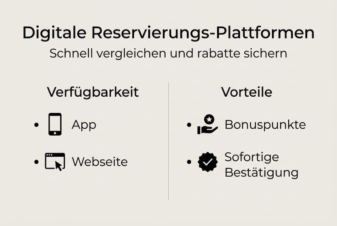 Digitale Reservierungsplattformen im Überblick – Infografik