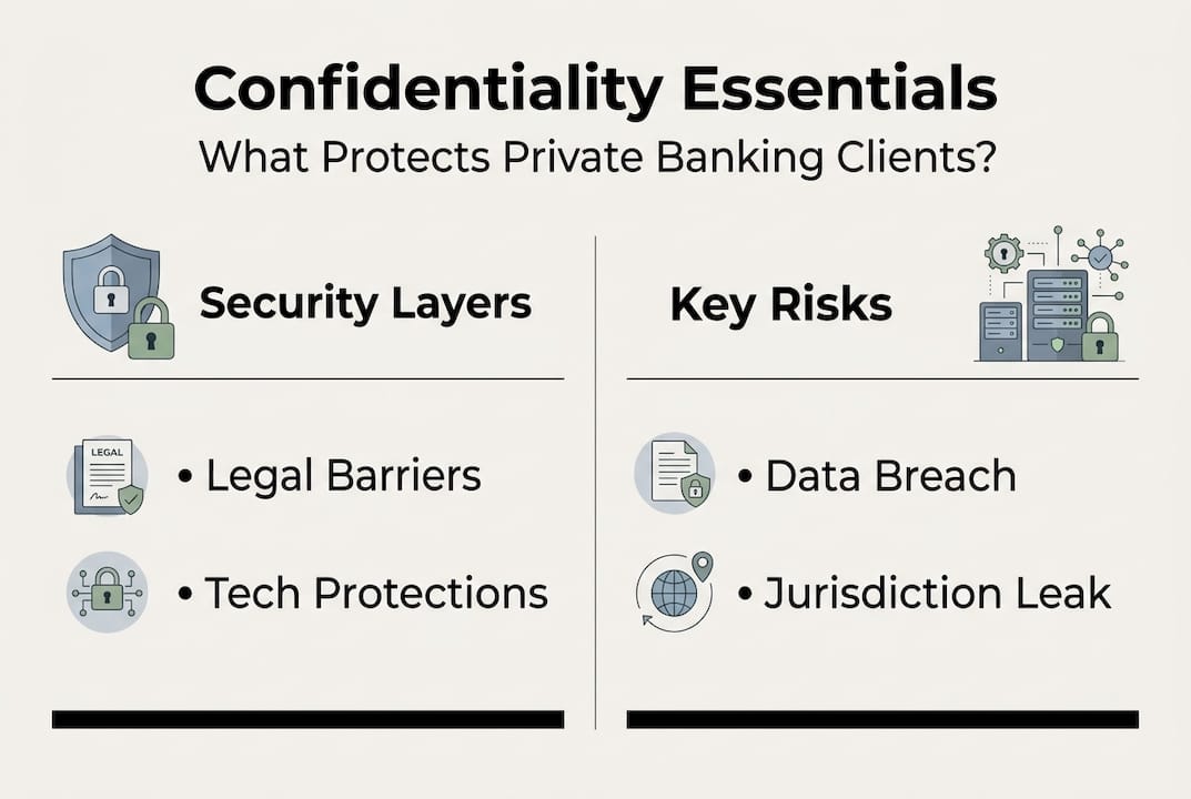 Infographic of banking confidentiality key points
