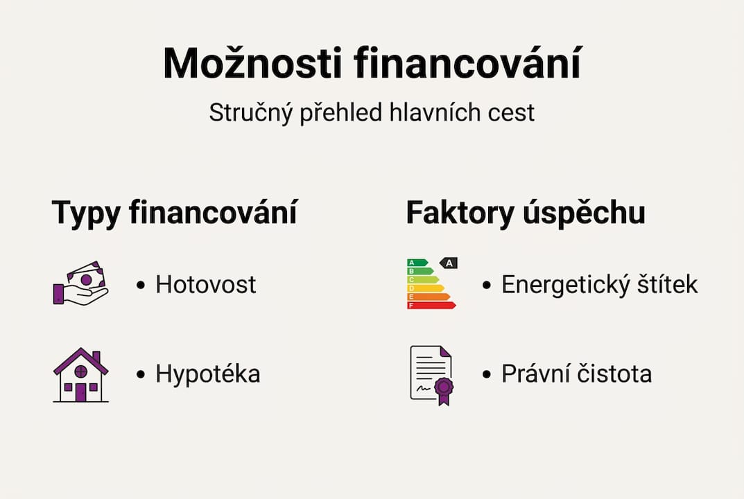 Infografika: jaké jsou možnosti financování a na co si dát pozor