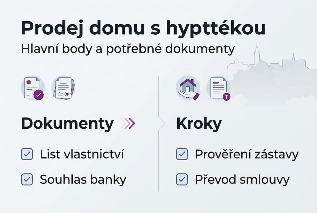 Přehled: Co je dobré vědět při prodeji nemovitosti zatížené hypotékou