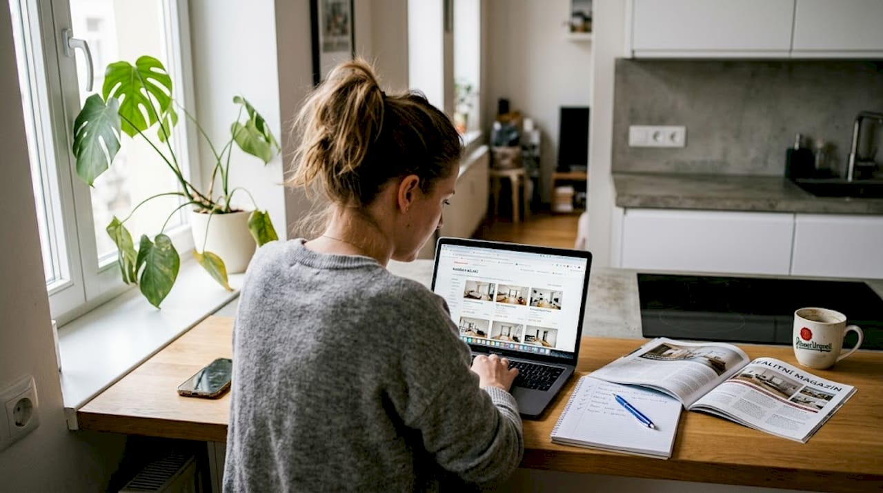 Srovnání cen pronájmů přímo na notebooku