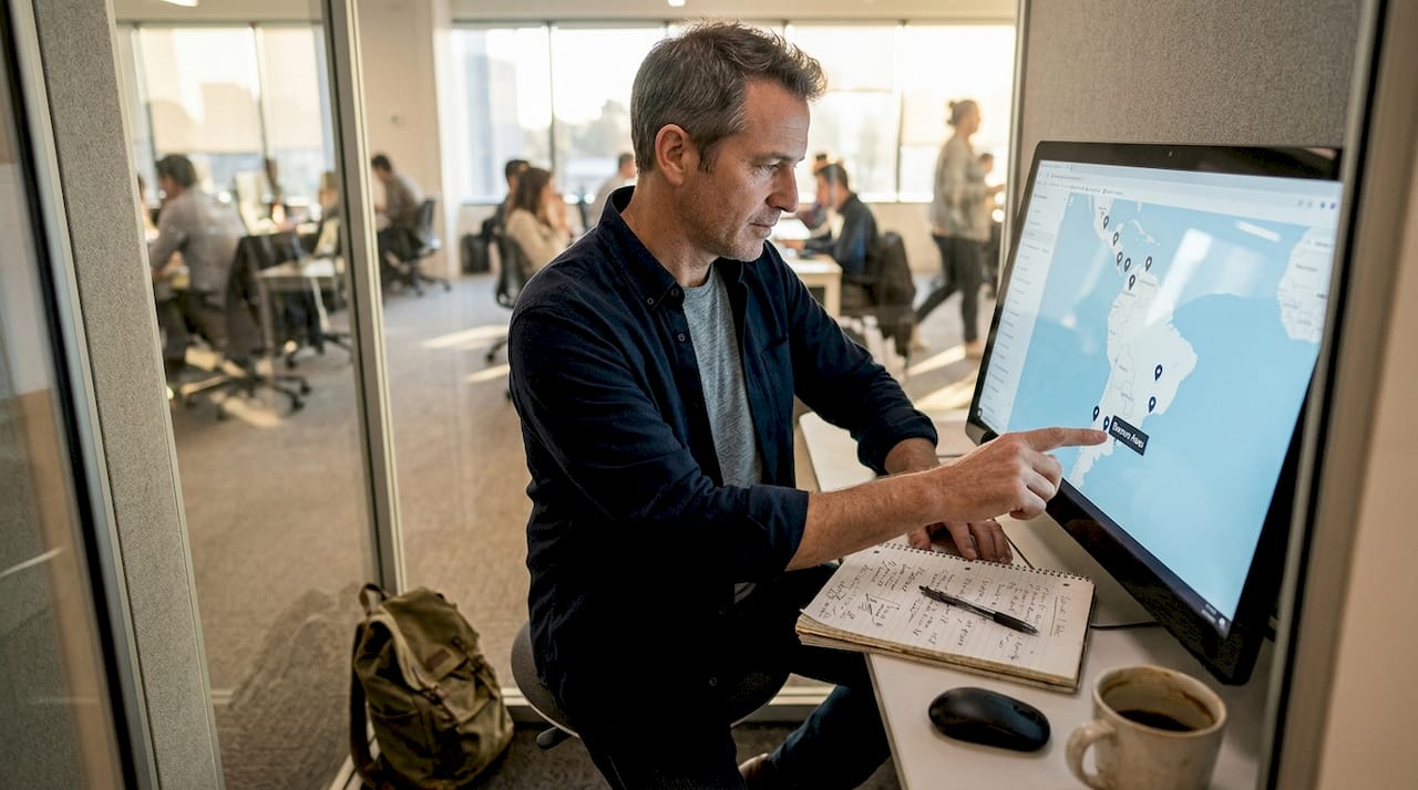 Headhunter mapping Latin American talent pool