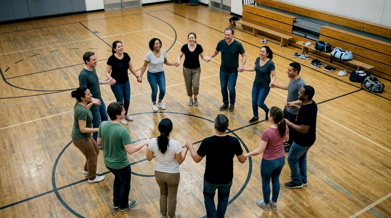 Rueda de Casino salsa circle group