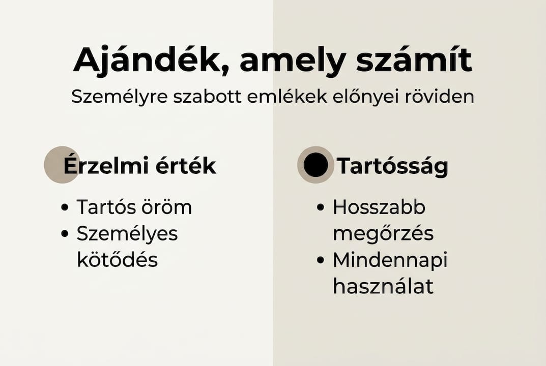 Infografika: Miért érdemes személyre szabott ajándékot választani?