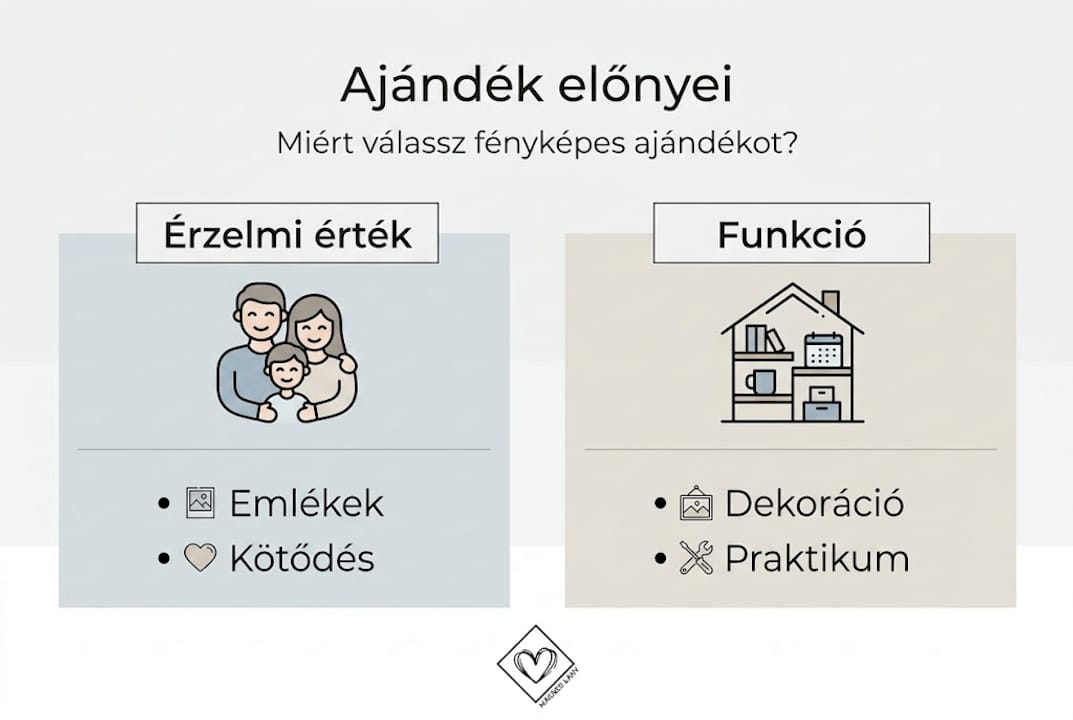 Infografika: Miért érdemes fényképes ajándékot választani?
