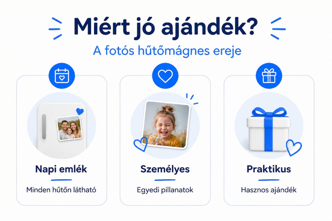 Miért érdemes fotós hűtőmágnest választani? – Infografika az előnyökről