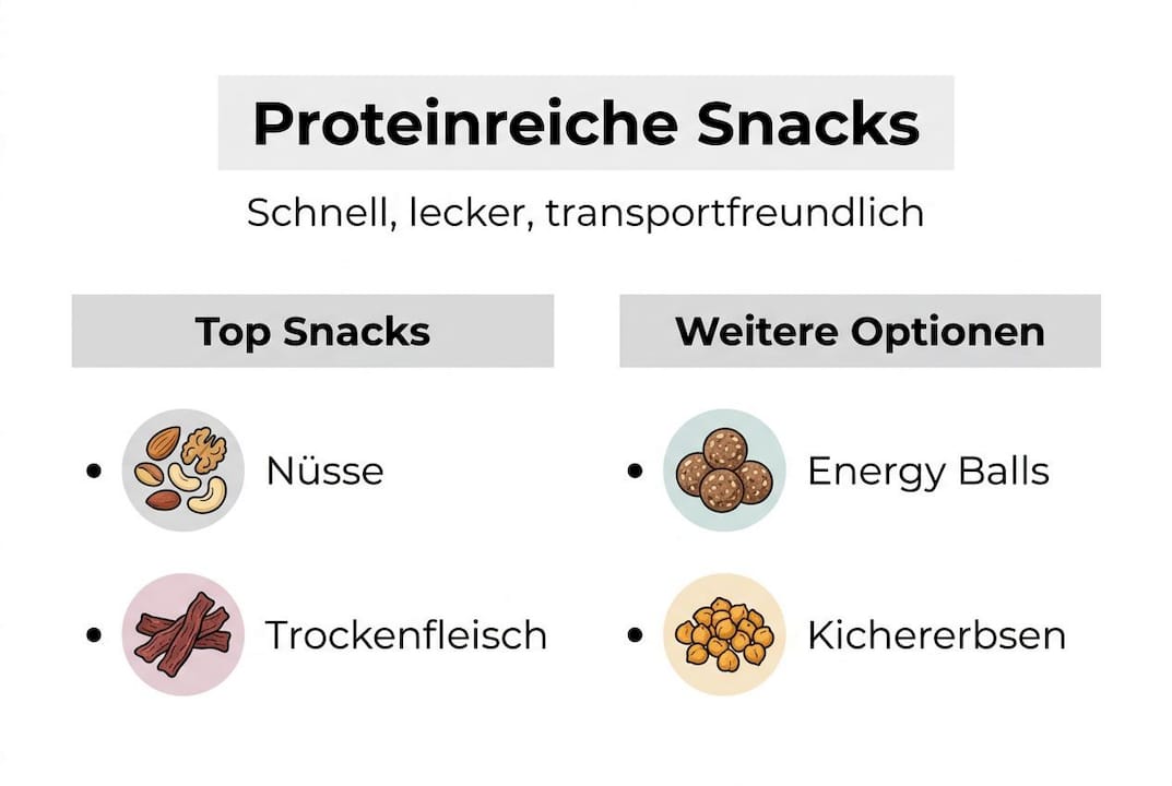 Proteinreiche Snacks und ihre Alternativen – die wichtigsten Infos auf einen Blick